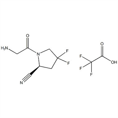 (S)-1-(2-Aminoacetyl)-4,4-difluorpyrrolidin-2-karbonitriltrifluoracetát Č. CAS:1448440-40-1
